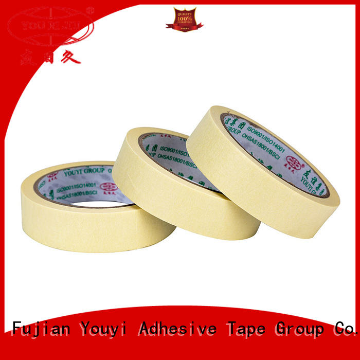 Yourijiu high adhesion masking tape price supplier for woodwork
