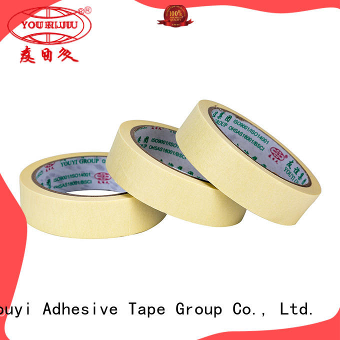 Yourijiu high adhesion paper masking tape supplier for woodwork