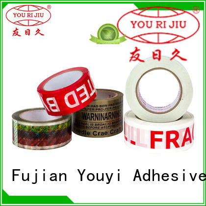 Yourijiu colored tape supplier for strapping