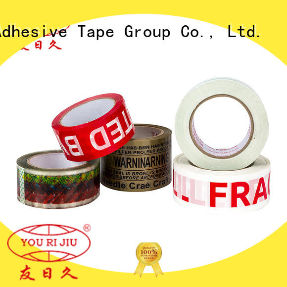 Yourijiu good quality bopp adhesive tape anti-piercing for carton sealing