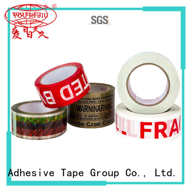 Yourijiu odorless bopp packaging tape anti-piercing for strapping