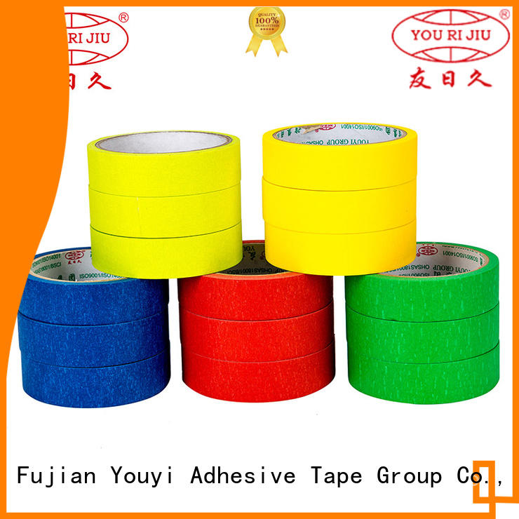 Yourijiu high temperature resistance masking tape supplier for home decoration