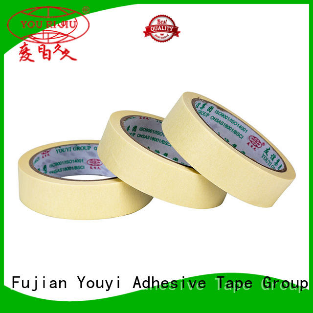 Yourijiu high adhesion paper masking tape wholesale for bundling tabbing