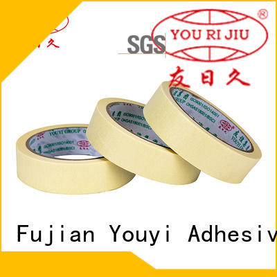 Yourijiu adhesive masking tape easy to use for light duty packaging