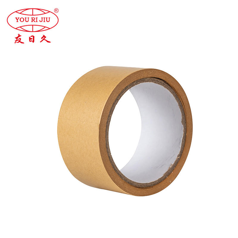 Easy-Tear Brown Kraft Paper Packaging Tape Adhesive Natural Rubber Carton Sealing