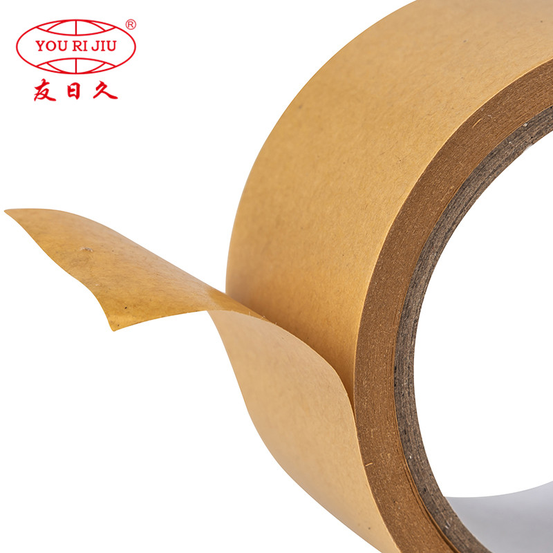 Easy-Tear Brown Kraft Paper Packaging Tape Adhesive Natural Rubber Carton Sealing