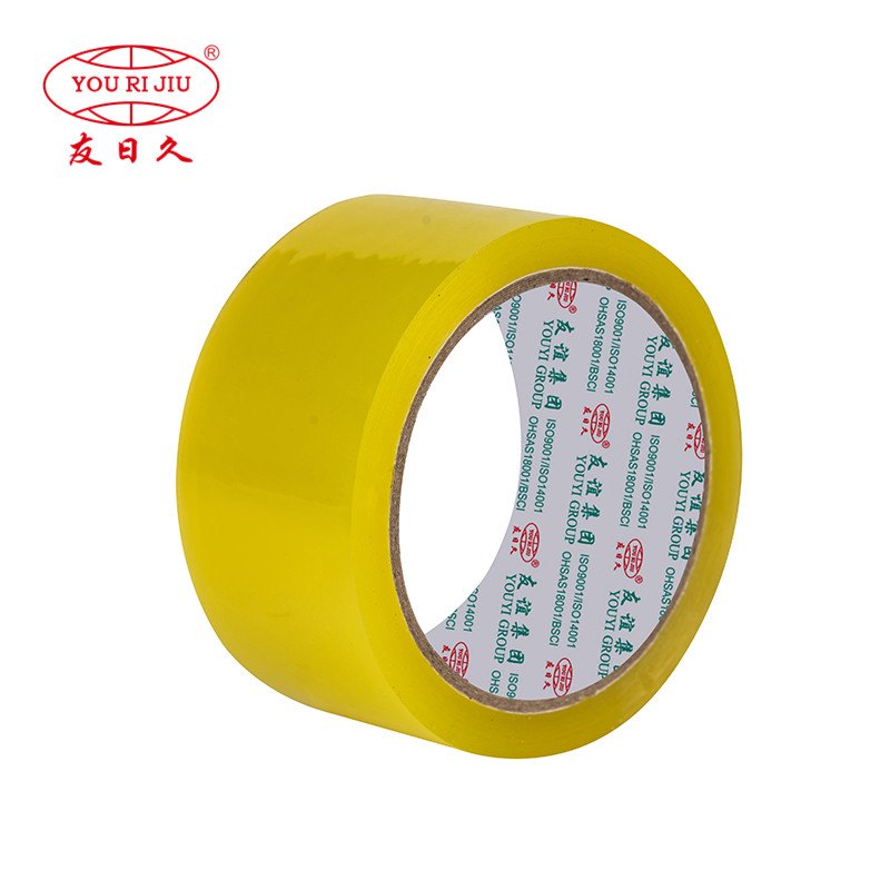 Yourijiu Transparent Sealing Glue Packaging Stationery Home Office School Moving Strong Adhesive Function No Knife BOPP Easy Tear Tape