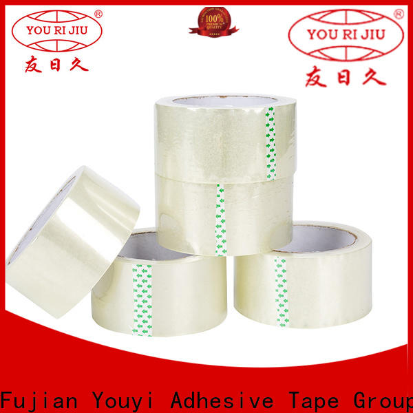 Yourijiu non-toxic bopp packing tape high efficiency for carton sealing