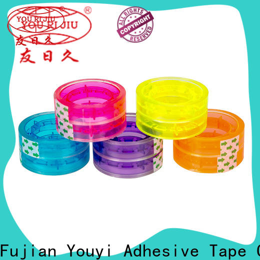 Yourijiu non-toxic clear tape high efficiency for gift wrapping
