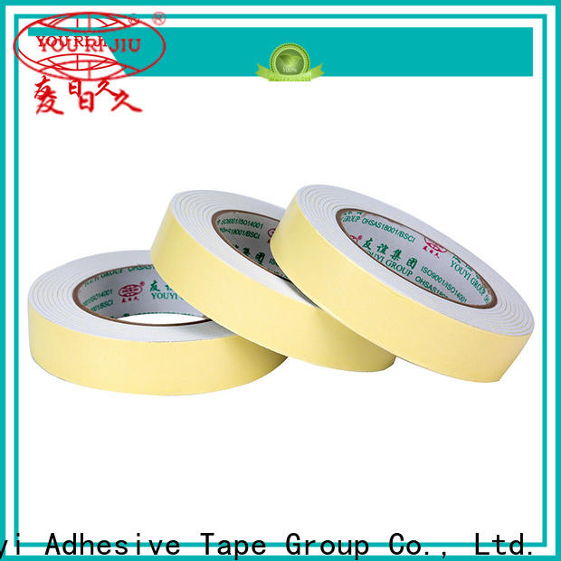 Yourijiu professional double sided foam tape manufacturer for food