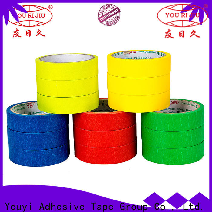 Yourijiu high adhesion adhesive masking tape directly sale for home decoration