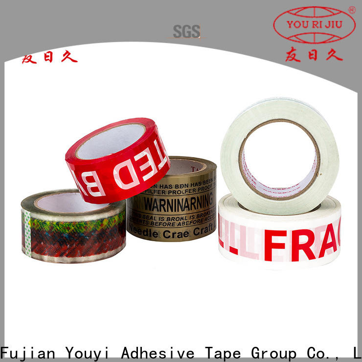 Yourijiu transparent bopp packing tape high efficiency for carton sealing