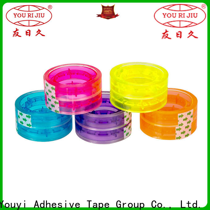 non-toxic colored tape high efficiency for carton sealing
