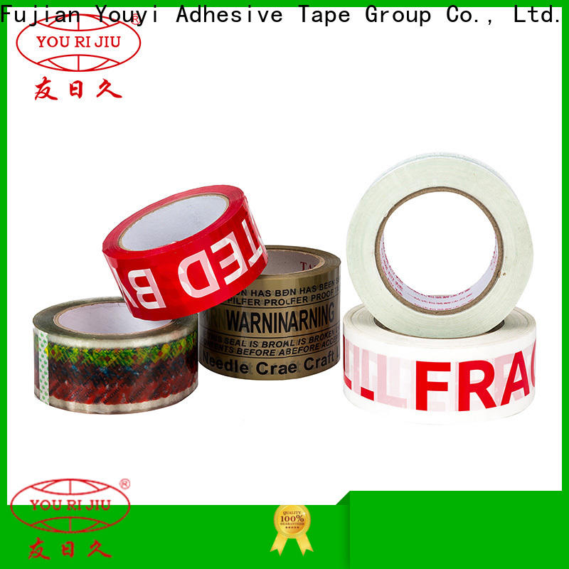 Yourijiu bopp packing tape supplier for strapping