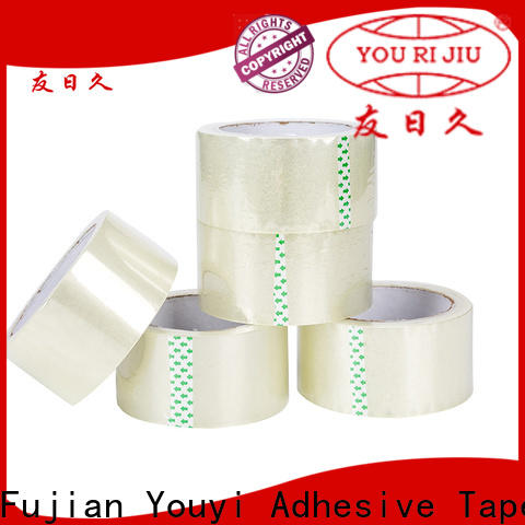 Yourijiu bopp packaging tape high efficiency for carton sealing