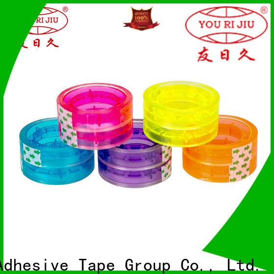 Yourijiu transparent bopp adhesive tape factory price for carton sealing