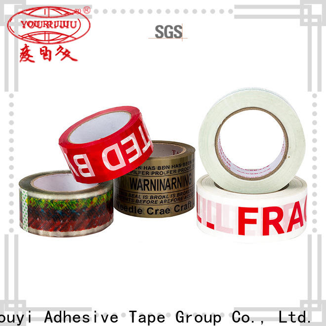 Yourijiu odorless colored tape high efficiency for carton sealing