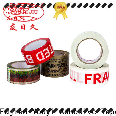 Yourijiu non-toxic bopp printed tape high efficiency for decoration bundling