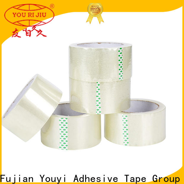 Yourijiu transparent bopp packaging tape factory price for decoration bundling