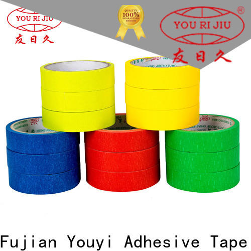 Yourijiu durable color masking tape factory price for carton sealing