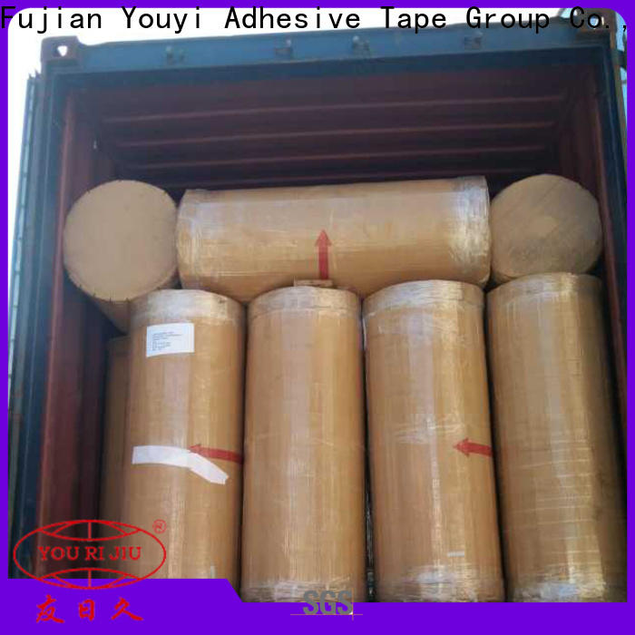 Yourijiu professional Double-sided Tissue Tape JUMBO ROLL at discount for strapping