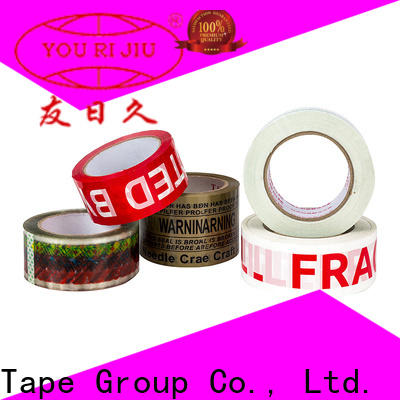 Yourijiu non-toxic colored tape high efficiency for carton sealing