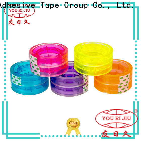 Yourijiu transparent bopp stationery tape supplier for auto-packing machine