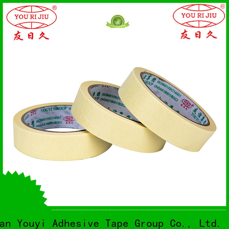 Yourijiu no residue masking tape price supplier for woodwork