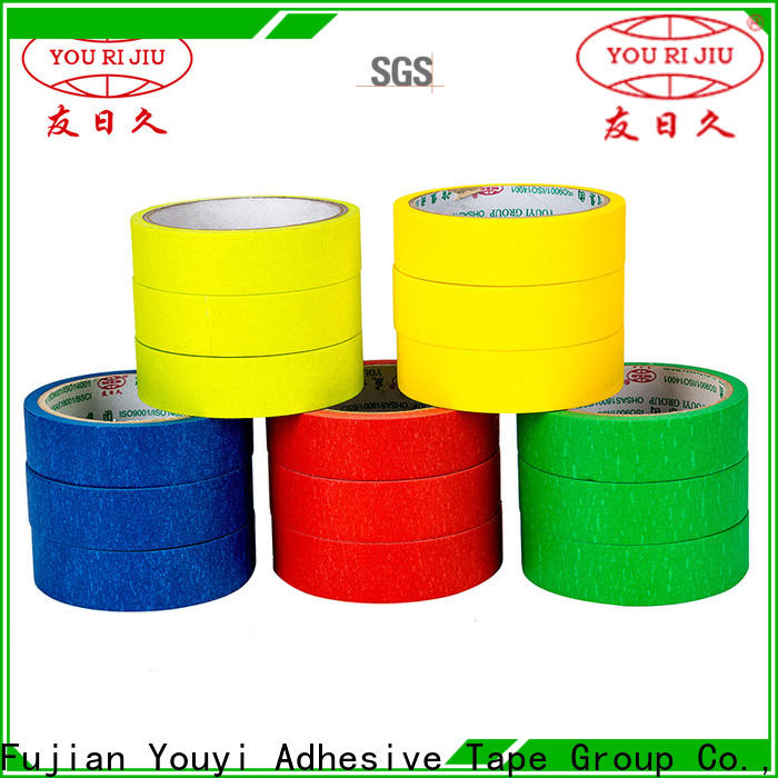 Yourijiu high adhesion best masking tape wholesale for home decoration