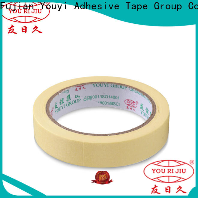 Yourijiu high quality color masking tape at discount for auto-packing machine