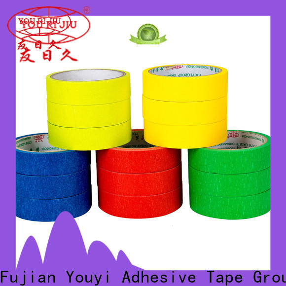Yourijiu high quality color masking tape at discount for strapping