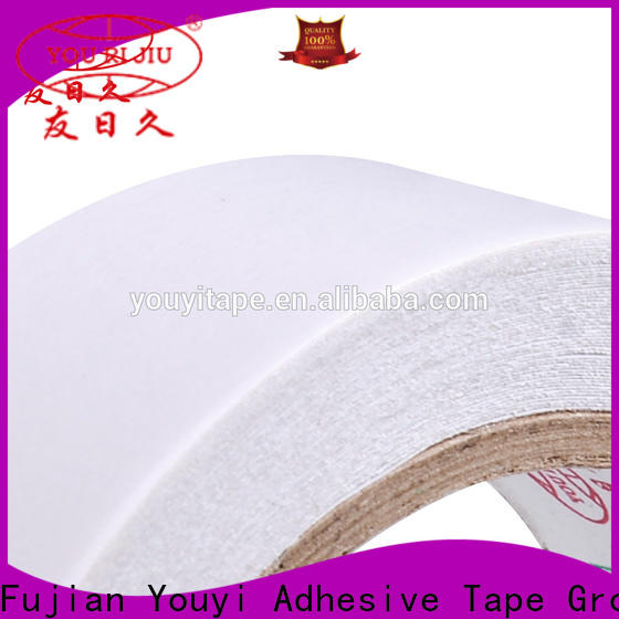 high quality Double-sided Tissue Tape(waterbaseHotmeltSolvent) manufacturer for strapping
