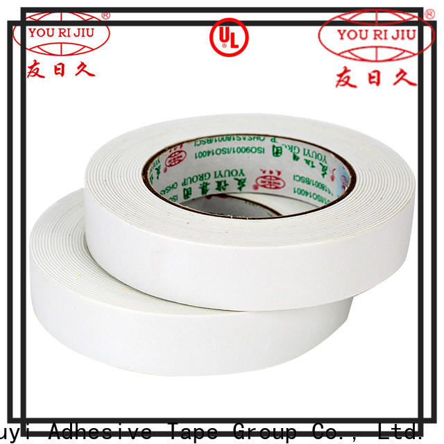 aging resistance double sided foam tape manufacturer for stickers