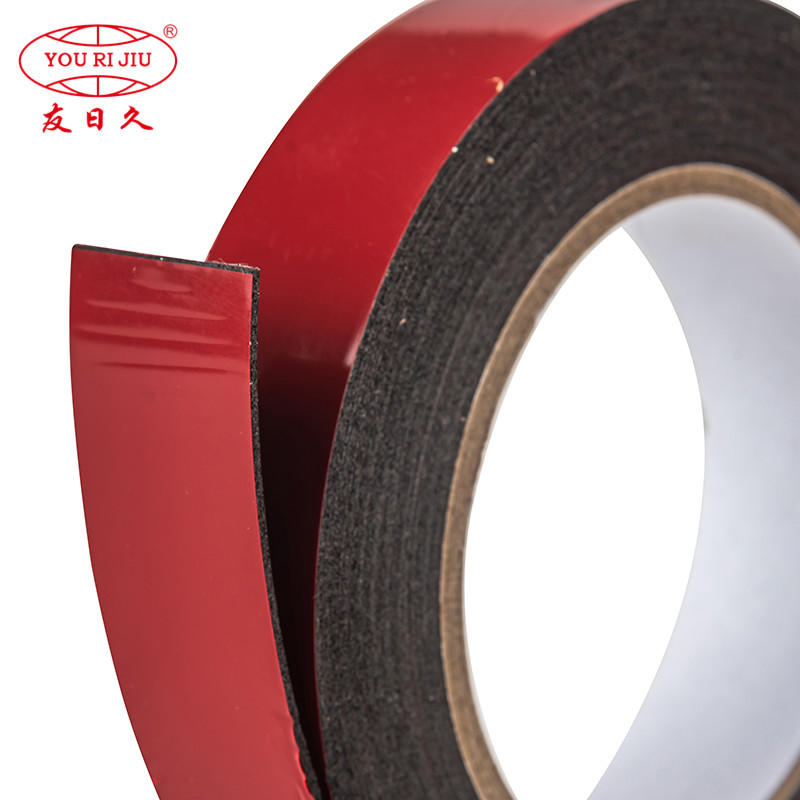 PE red film black double-sided adhesive strong sponge high viscosity foam foam thick double-sided tape