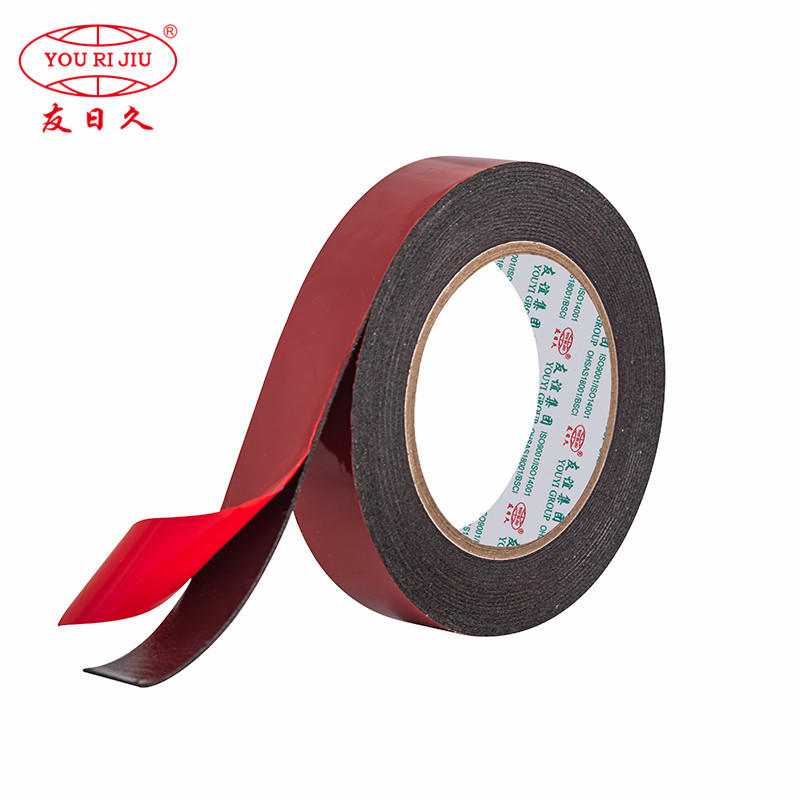 PE red film black double-sided adhesive strong sponge high viscosity foam foam thick double-sided tape
